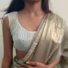 Metallic Tissue Saree
