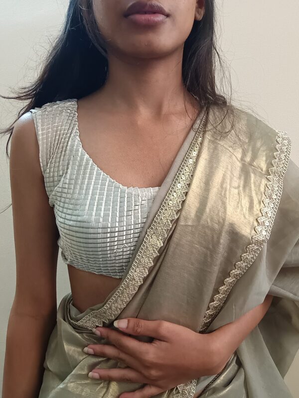 Metallic Tissue Saree