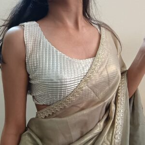 Metallic Tissue Saree