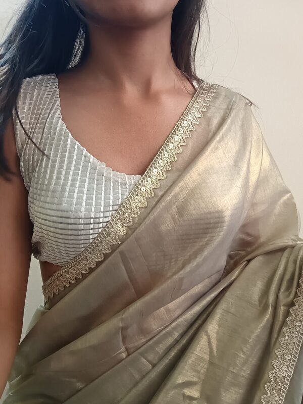 Metallic Tissue Saree